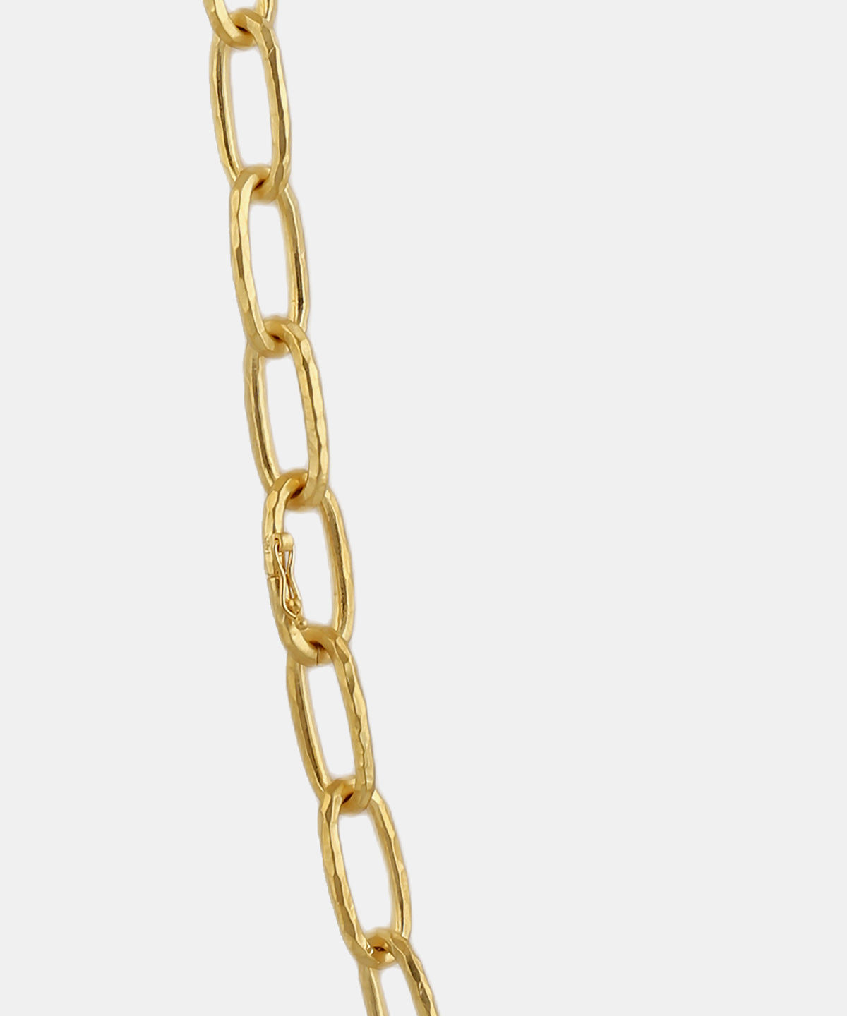 Gold Hand-Hammered 36" Medium Chain