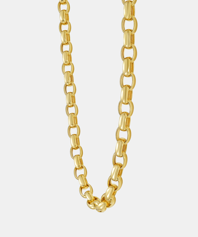 Gold Large Rolo Chain