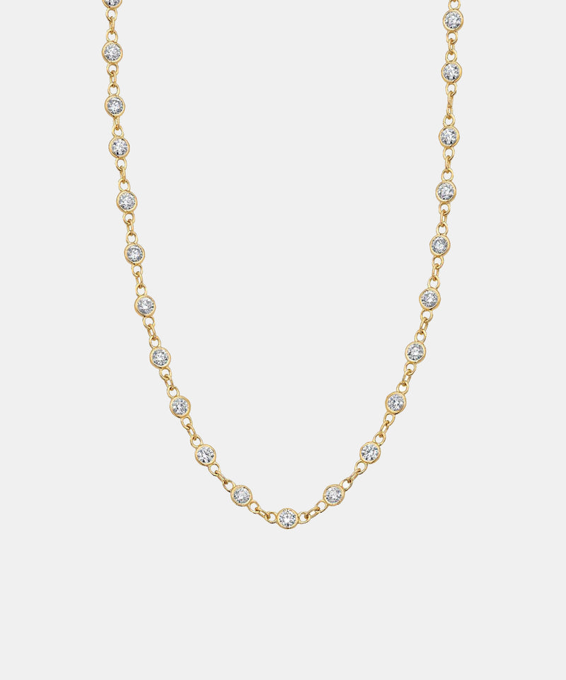 Gold 16" Diamonds By The Yard Chain