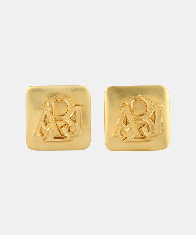 Gold Monogram Cufflinks