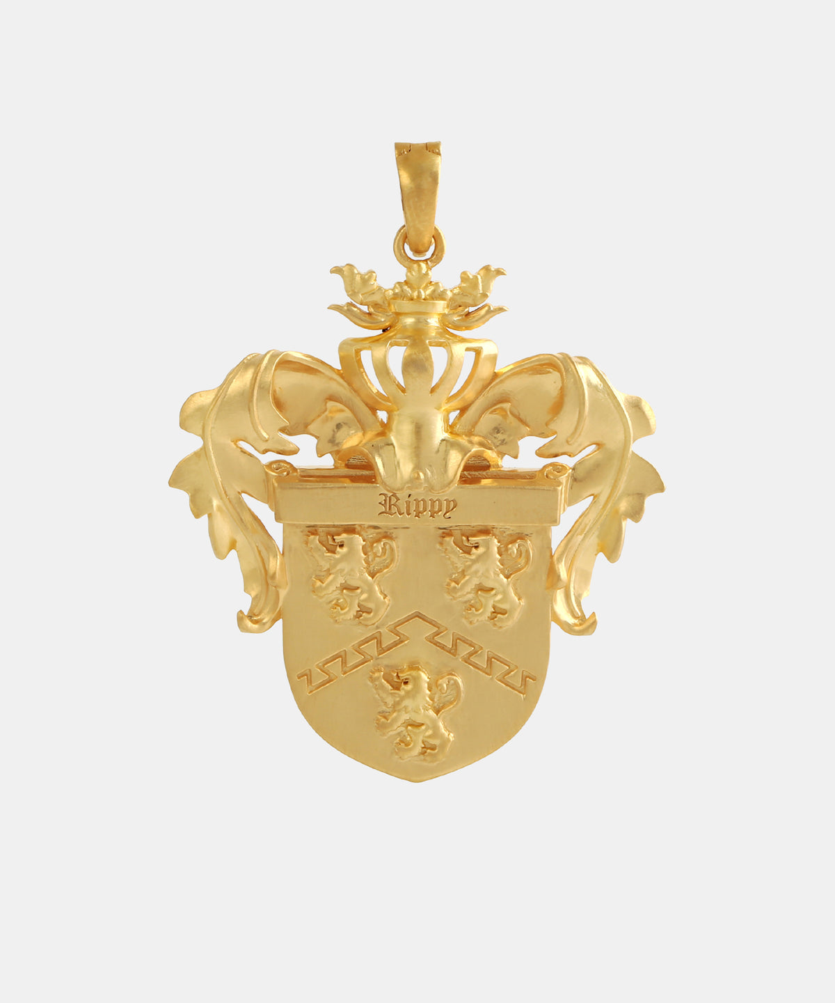 Gold Signature Family Namesake Charm