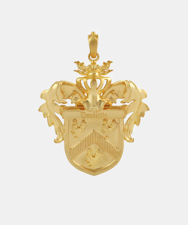 Gold Signature Family Namesake Charm