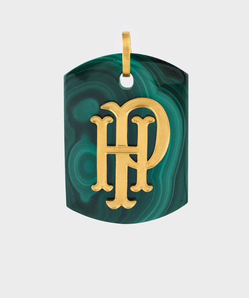 Malachite Dog Tag